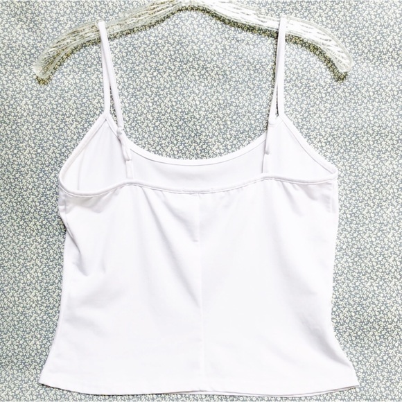 Blushe Impression by Spiegel Stretch White Camisole Size Medium - Picture 4 of 9